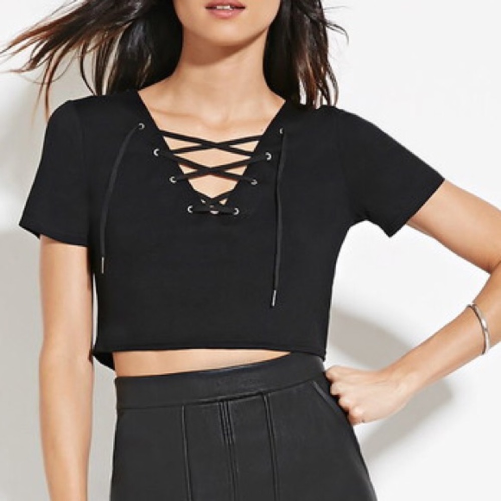 Crisscross Knit Top